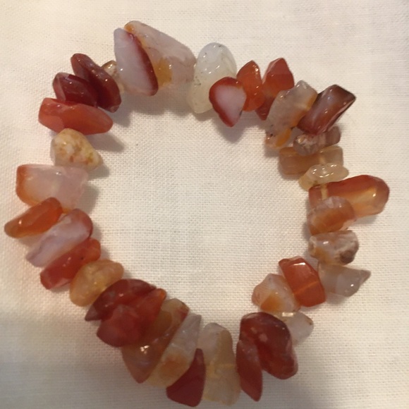 Carnelian Bracelet, Stone of Hope & Happiness. - Picture 2 of 4